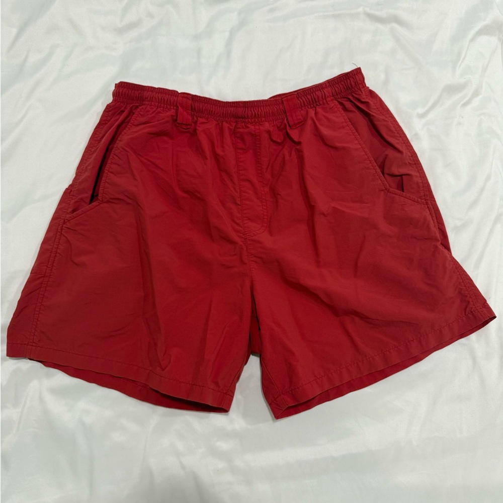 Red Columbia PFG Shorts